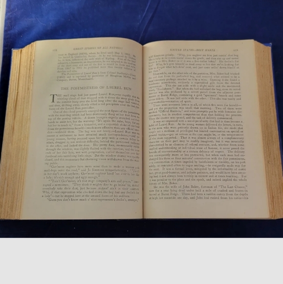 Great Stories Of All Nations Maxim Lieber & Blanche Colton Williams 1933 HC Good - Picture 2 of 6